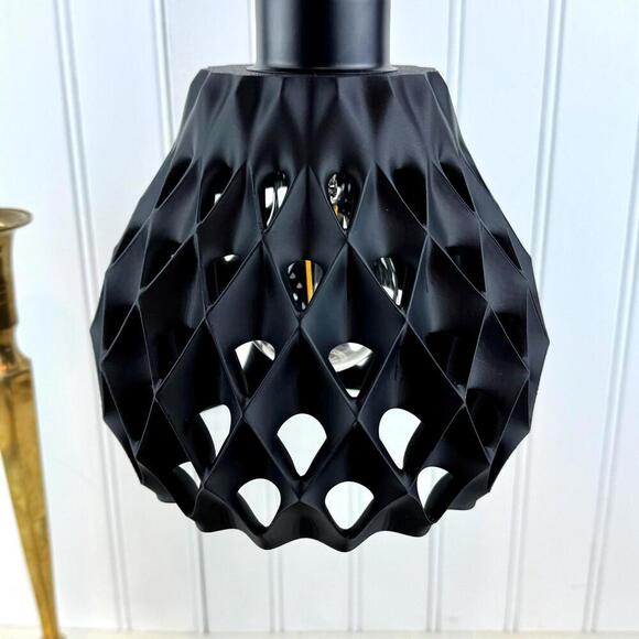 Geometric Pendant Light, Cone Pendant Lamp, Geometric Hanging Lamp - Picture 2 of 10